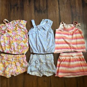 Colorful Toddler Summer Outfits Set